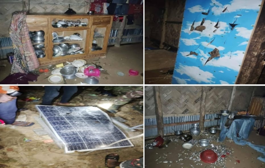 বাঘাইছড়িতে পাহাড়ি সশস্ত্র সন্ত্রাসীদের হামলায় আতঙ্কিত এলাকাবাসী