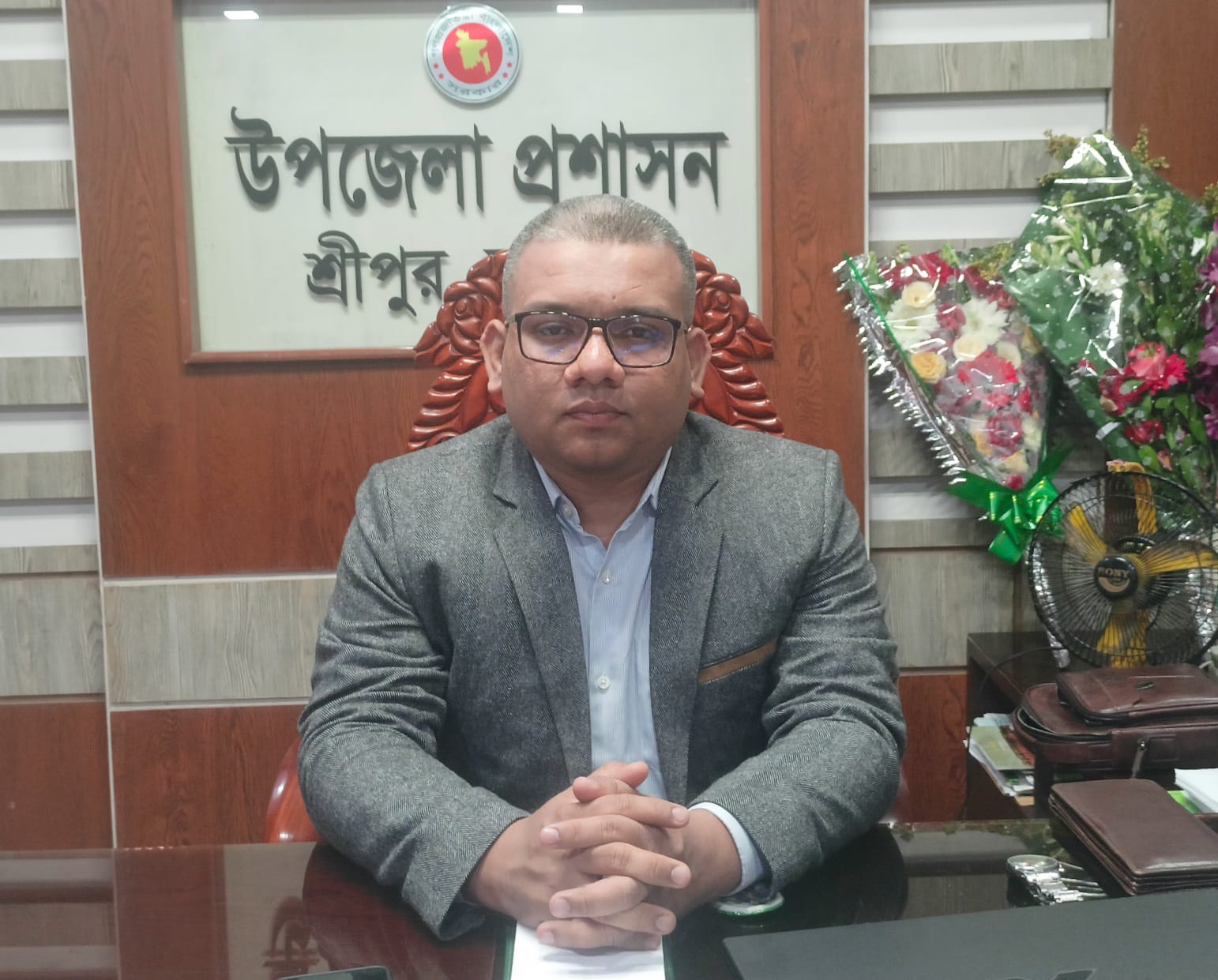 মাগুরার শ্রীপুরে নতুন ইউএনও সালেক মূহিদের যোগদান