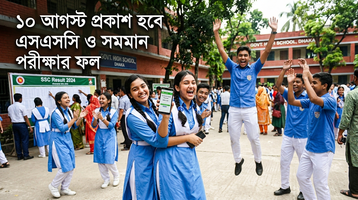 ১০ আগস্ট প্রকাশ হবে এসএসসি ও সমমান পরীক্ষার ফল